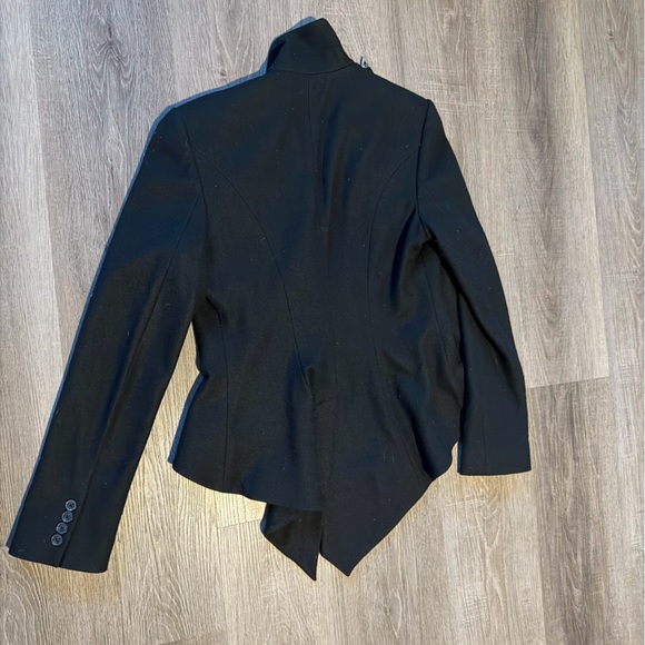 Ralph Lauren Black Asymmetrical Blazer - Picture 3 of 4